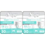 Sleepy Hasta Bezi Yetişkin Emici Külot M - Orta - Medium 60 Adet (2pk*30) - Beyaz