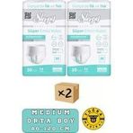 Sleepy Hasta Bezi Yetişkin Emici Külot M - Orta - Medium 60 Adet (2Pkx30)