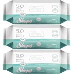 Sleepy Hasta Vücut Temizleme Islak Mendil Havlu 50 Yaprak Xl (3 Lü Set)