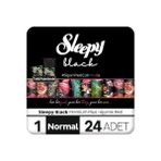 Sleepy Hijyenik Ped Black Super Eko Normal 24Lu (12Li)
