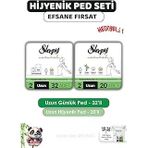 Sleepy Hijyenik Ped Uzun 20'Li Günlük Ped Uzun 32'Li Rosie