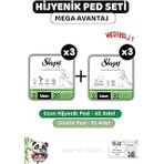 Sleepy Hijyenik Ped Uzun 60 Adet Günlük Ped Uzun 96 Adet Rosie
