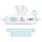 Sleepy Islak Mendil Bio Natural 240 Yaprak