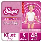 Sleepy Jeans Pink Style No:5 Junior 48 Adet Külot Bebek Bezi
