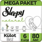 Sleepy Külot Bebek Bezi 6 Numara 4'lü Jumbo 80'li