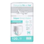 Sleepy Medium Beden 120 Adet Süper Emici Külot