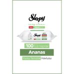 Sleepy Meyve Serisi Yüzey Temizlik Havlusu Mendili Ananas 100 Yaprak