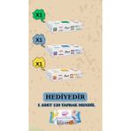 Sleepy Mop Beyaz Sabun Çamaşır Suyu Arap Sabunu Katkılı ve Yüzey Temizlik Havlusu 3 Paket 150 Yaprak