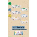 Sleepy Mop Beyaz Sabun Çamaşır Suyu Arap Sabunu Katkılı ve Yüzey Temizlik Havlusu 6 Paket 300 Yaprak