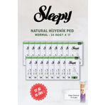 Sleepy Natural 24 Adet Normal Hassas Hijyenik Ped 17 AL 15 ÖDE ve Disk Pamuk