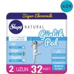 Sleepy Natural 24x32 Adet Uzun Günlük Ped