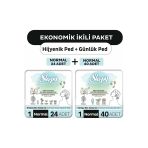 Sleepy Natural Bio Ultra Ped 20 Adet Normal + 40 Adet Uzun Günlük Kadın Pedi