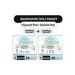 Sleepy Natural Bio Ultra Ped 24 Adet Normal + 40 Adet Uzun Günlük Kadın Pedi