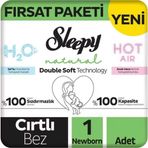 Sleepy Natural Double Soft No:1 Yenidoğan Bebek Bezi