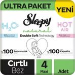 Sleepy Natural Double Soft No:4 Maxi Bebek Bezi