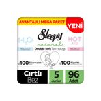 Sleepy Natural Double Soft No:5 Junior 96 Adet Bebek Bezi
