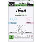 Sleepy Natural Fırsat Paketi 1 Numara 50'li (2-5 Kg) Yenidoğan - 1 Beden (2 - 5 kg) / 50 Adet