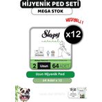 Sleepy Natural Günlük Ped Uzun 768 Adet (12 X 64'lü) ve ROSIE