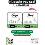 Sleepy Natural Hijyenik Ped Gece 54 Adet Günlük Ped Uzun 96 Adet ve Rosıe - 1