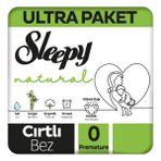 Sleepy Natural No:0 Prematüre 30 Adet Bebek Bezi