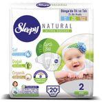 Sleepy Natural No:2 Mini 20 Adet Bebek Bezi