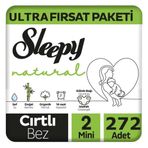 Sleepy Natural No:2 Mini 272 Adet Bebek Bezi