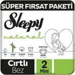 Sleepy Natural No:2 Mini 48 Adet Bebek Bezi