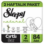Sleepy Natural No:2 Mini 84 Adet Bebek Bezi