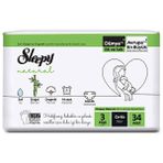 Sleepy Natural No:3 Midi 34 Adet Bebek Bezi