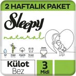 Sleepy Natural No:3 Midi Külot Bebek Bezi
