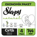 Sleepy Natural No:4 Maxi 144 Adet Bebek Bezi