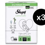 Sleepy Natural No:4 Maxi 246 Adet Bebek Bezi