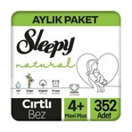 Sleepy Natural No:4+ Maxi Plus 352 Adet Bebek Bezi