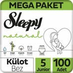 Sleepy Natural No:5 Junior 100 Adet Külot Bebek Bezi