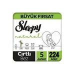 Sleepy Natural No:5 Junior 224 Adet Bebek Bezi