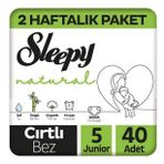 Sleepy Natural No:5 Junior 40 Adet Bebek Bezi