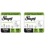 Sleepy Natural No:5+ Junior Plus 132 Adet Bebek Bezi