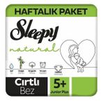 Sleepy Natural No:5+ Junior Plus 312 Adet Bebek Bezi