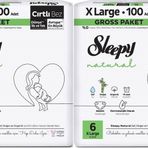 Sleepy Natural No:6 XLarge 124 Adet Bebek Bezi