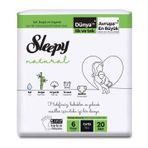 Sleepy Natural No:6 XLarge 20 Adet Bebek Bezi