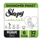 Sleepy Natural No:6 XLarge 32 Adet Külot Bebek Bezi