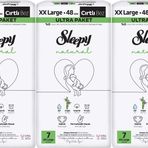 Sleepy Natural No:7 XXLarge 144 Adet Bebek Bezi