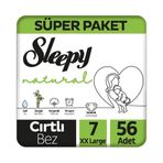 Sleepy Natural No:7 XXLarge 56 Adet Bebek Bezi