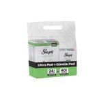 Sleepy Natural Normal Hijyenik Ped 24 lü ve Günlük Ped Normal 40'lı