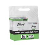 Sleepy Natural Ped Eko Normal 24 Lu + Gunluk Uzun 40 Li