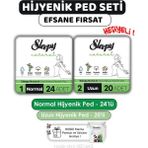 Sleepy Natural Ped Eko Normal 24’lü - Günlük Uzun 40’lı ve Rosie Bebek Temizleme Mendili - 1