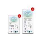 Sleepy Natural Plus Günlük Ped Uzun 2 Paket + Normal 2 Paket 144 Adet Ped