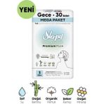 Sleepy Natural Premium Plus Hijyenik Ped Mega Paket 30'lu 3 Numara Gece