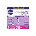 Sleepy Natural Soft Ekstra Yumuşak Uzun 20'li Ped