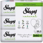 Sleepy Natural Ultra Hassas Bebek Islak Mendil 3x60 Adet